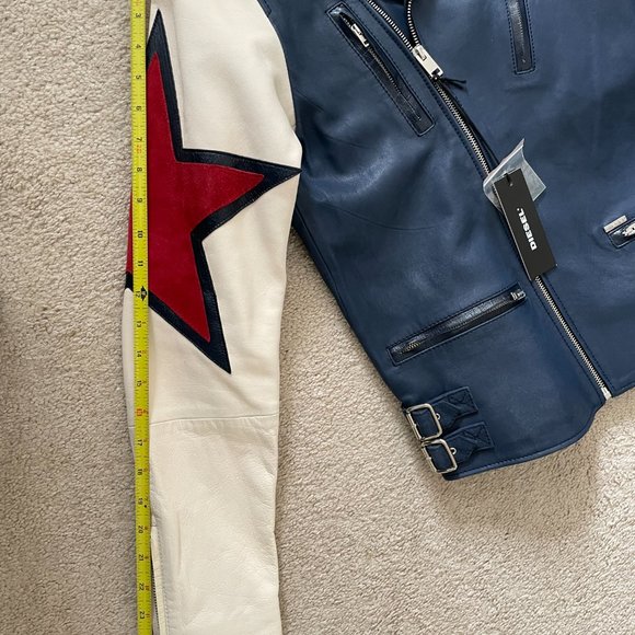 Diesel lamb leather jacket - Picture 8 of 11